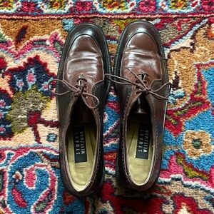 Stuart Weitzman Women’s Dark Brown Oxfords